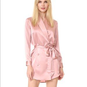 Michelle Mason Size P 100% Silk Blazer Dress (With Tags)
